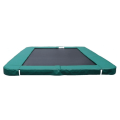 Pro Trampoline rand 380x255cm groen