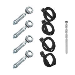 Trampoline Steenverankering set