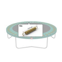 BERG GoldSpring Talent trampoline veren 13,5cm (10 stuks)