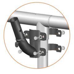 Avyna Pro-Line klem voor veiligheidsnet bended poles