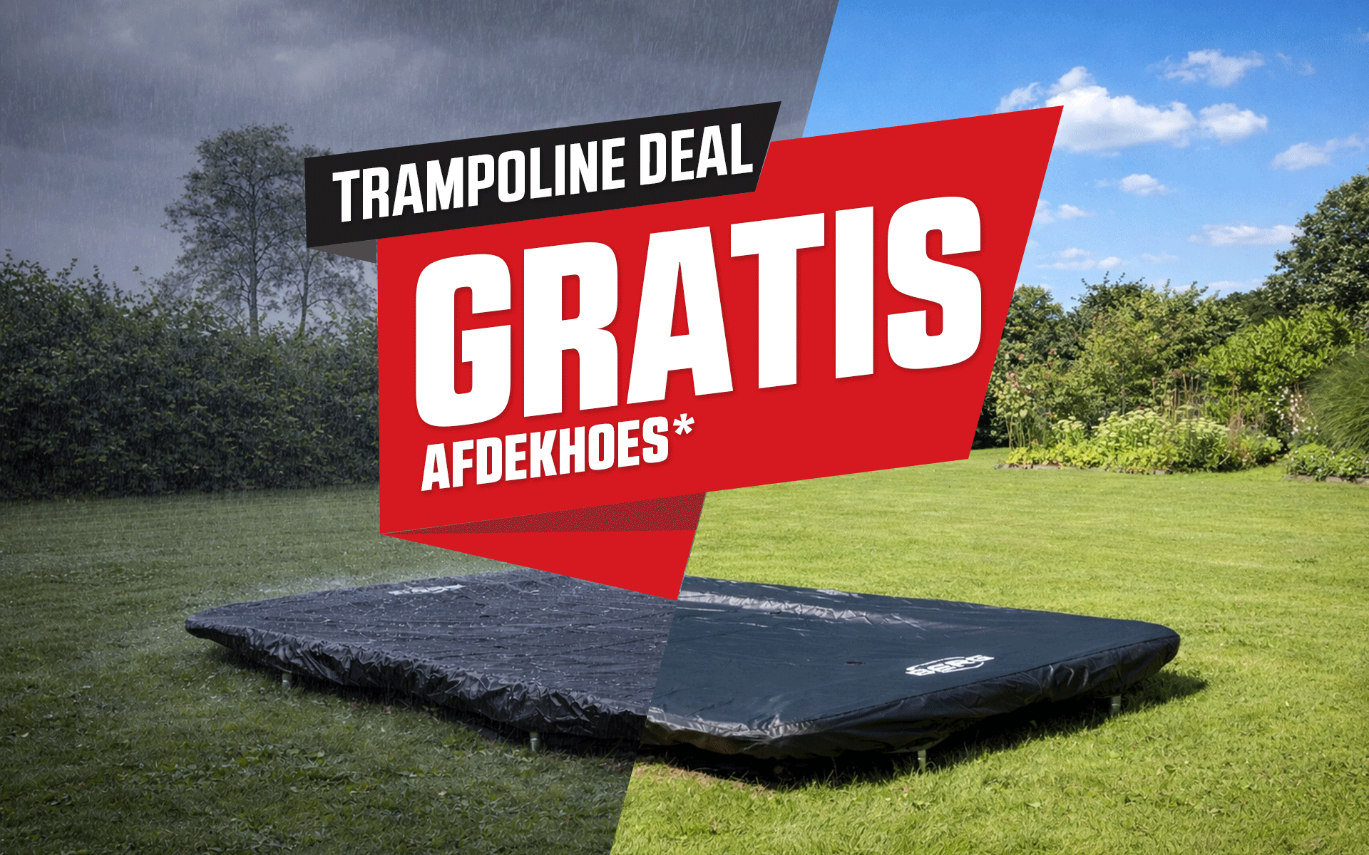 Beerg Champion en Berg Elite trampolines nu met gratis hoes